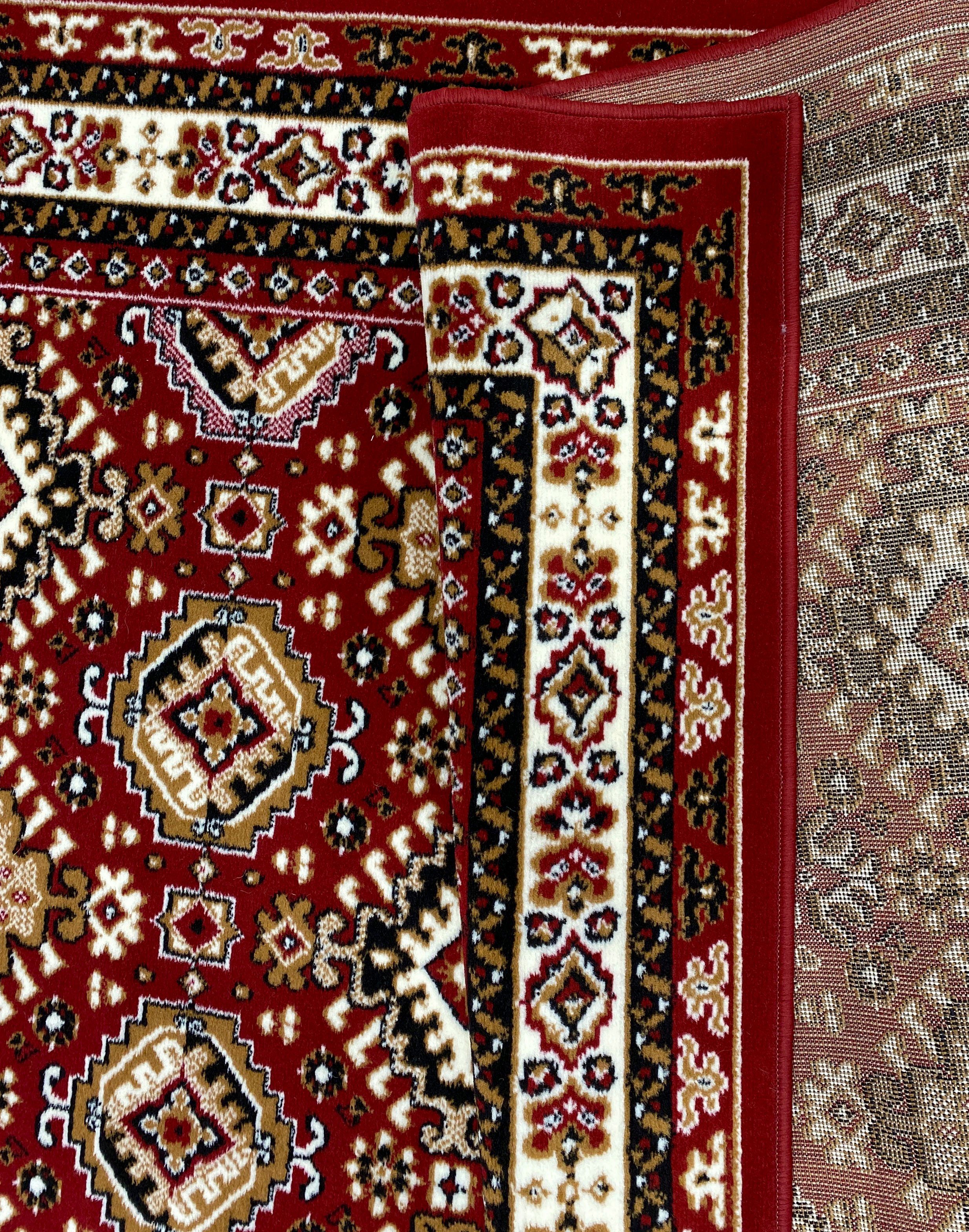 Teppich Diantha, my home, rechteckig, Höhe: 9 mm, Orient-Optik, mit Bordüre, Kurzflor, pflegeleicht, elegant, weich