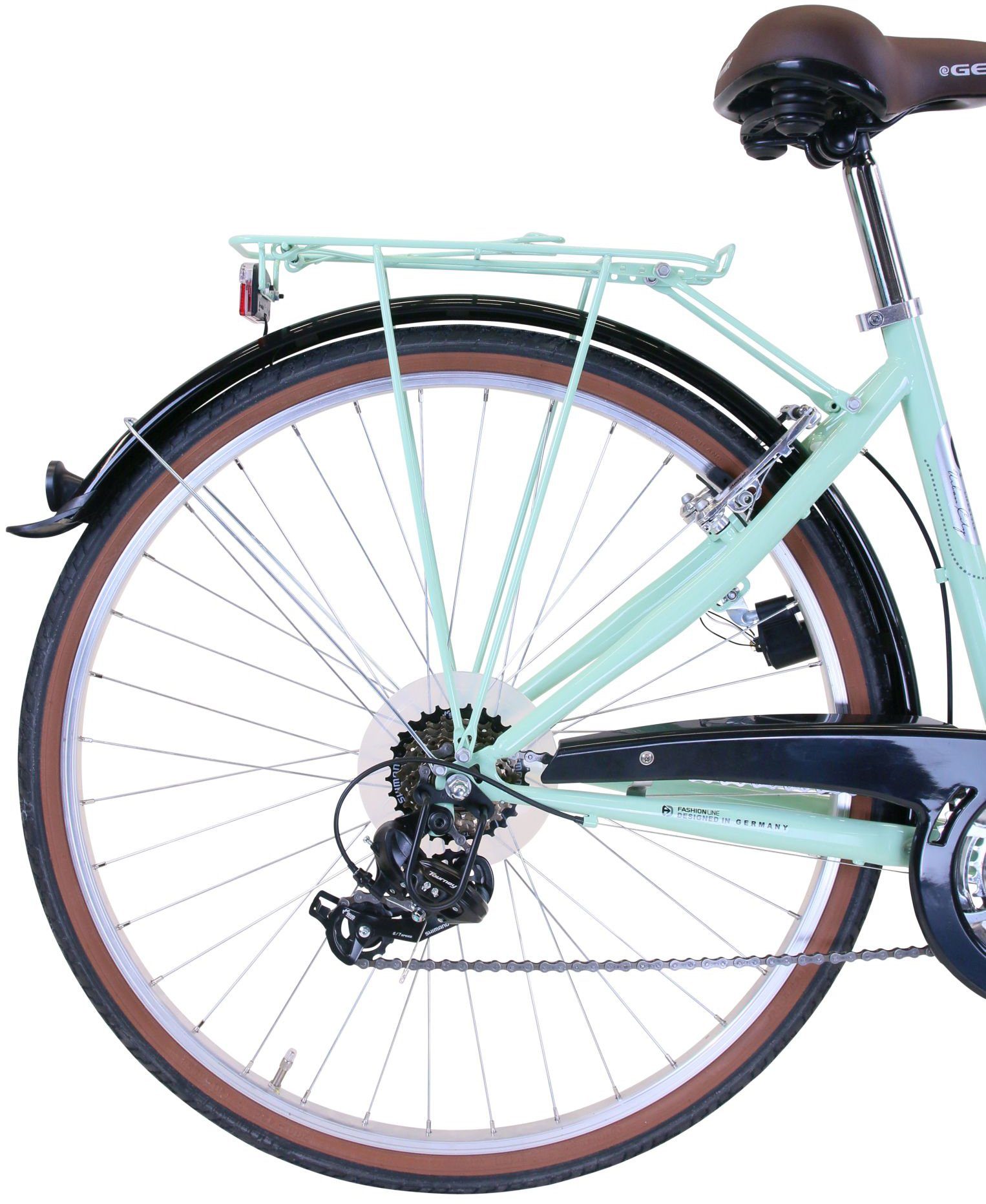 FASHION LINE Cityrad, 21 Gang Shimano TY 300 Schaltwerk, Kettenschaltung