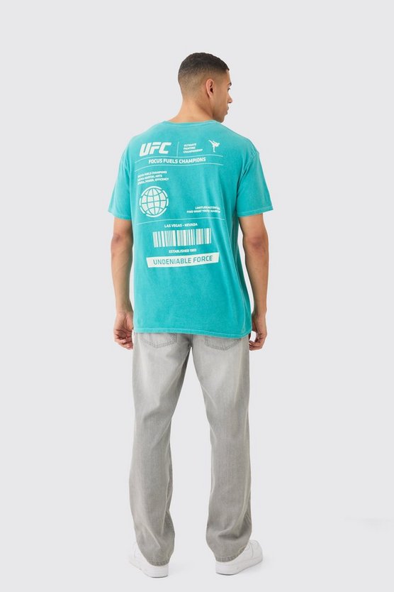 Oversize T-Shirt mit lizenziertem Ufc Print