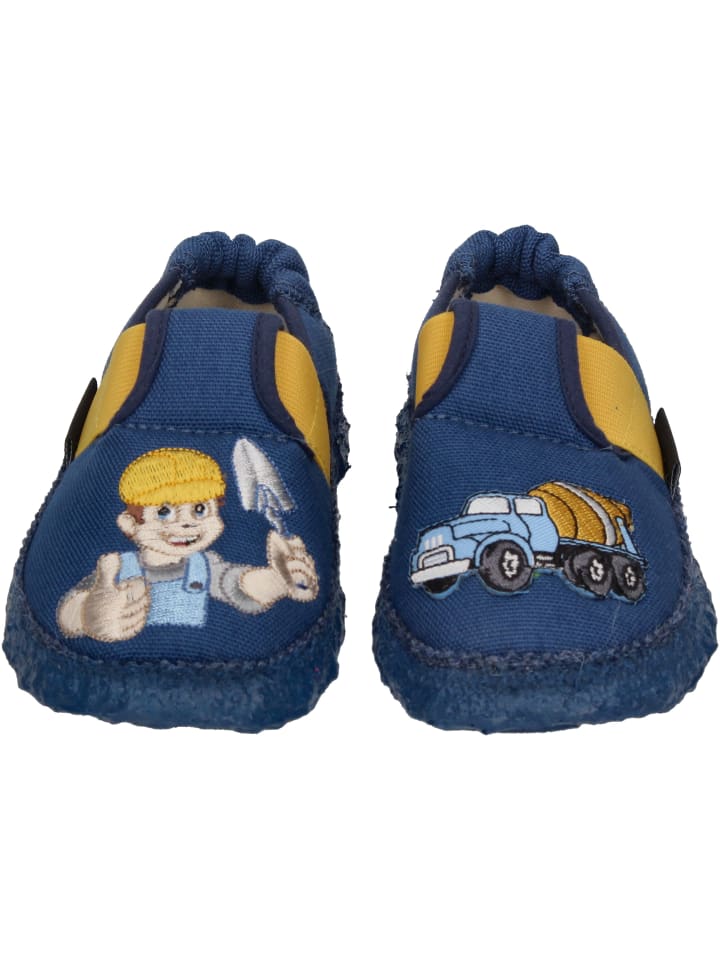 NANGA Hausschuhe Bob in blau günstig kaufen