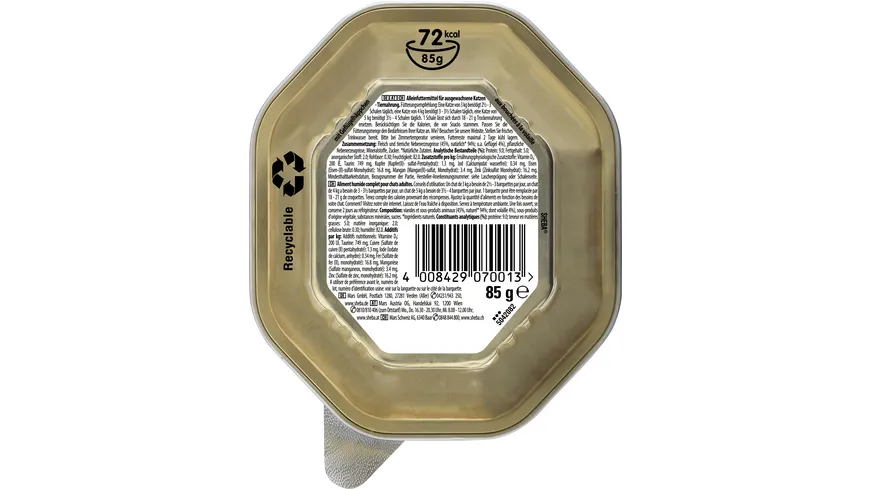SHEBA® Schale Selection in Sauce mit Geflügelhäppchen 85g 85 g