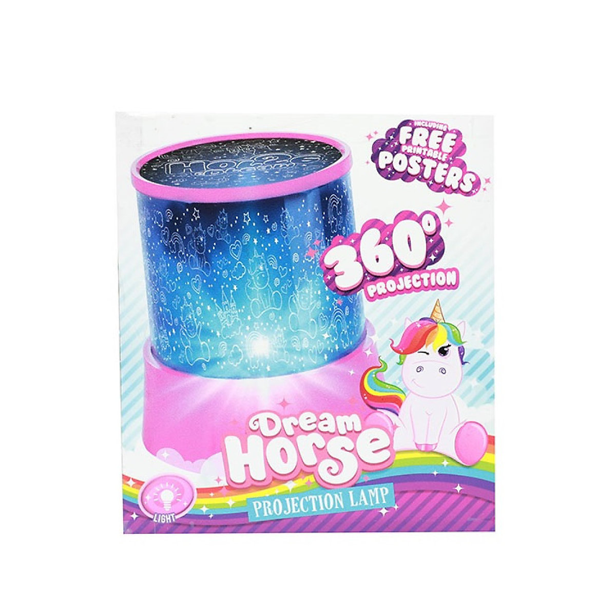 Einhorn Projektionslampe DREAM HORSE Lampe