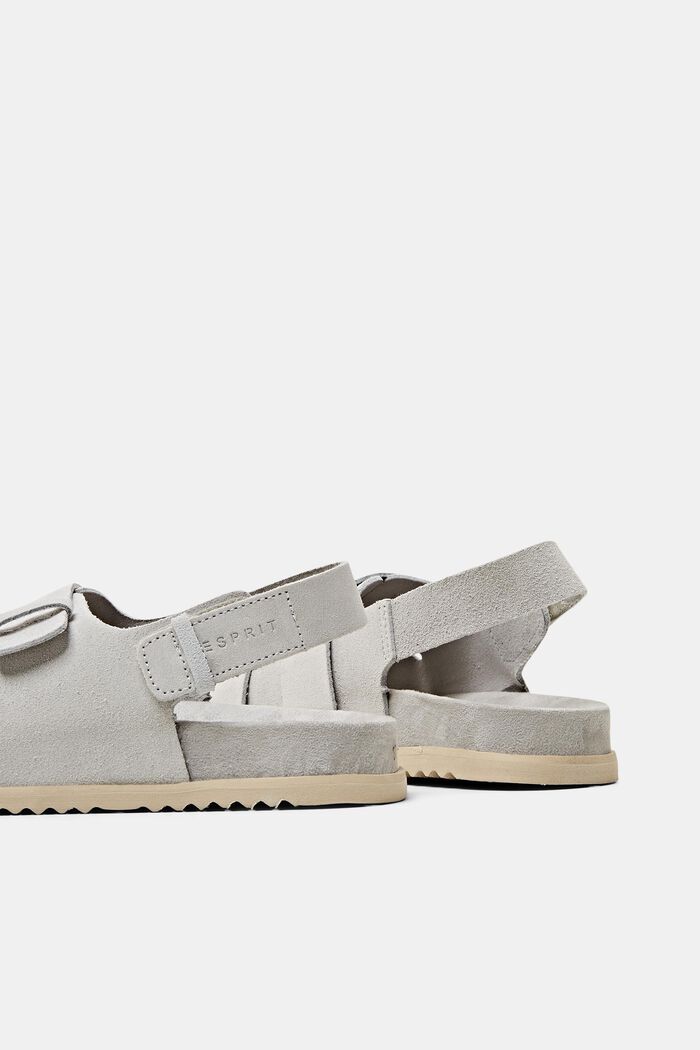 Sandalen aus Veloursleder
