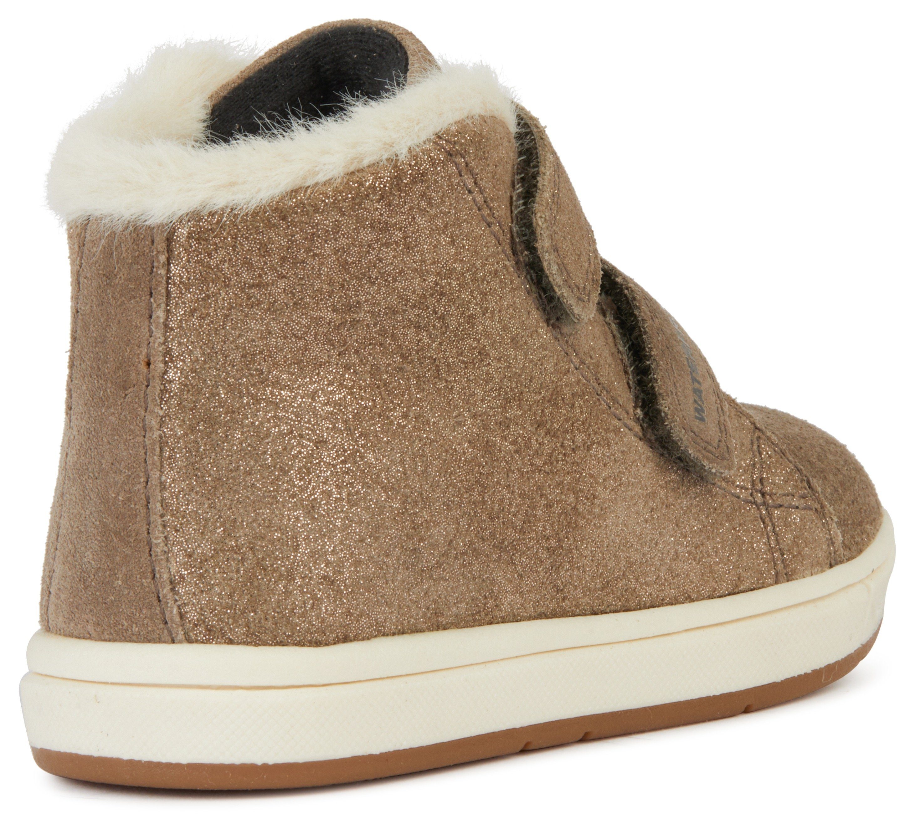 Geox B TROTTOLA GIRL WPF Lauflernschuh mit coolen Glitzerdetails