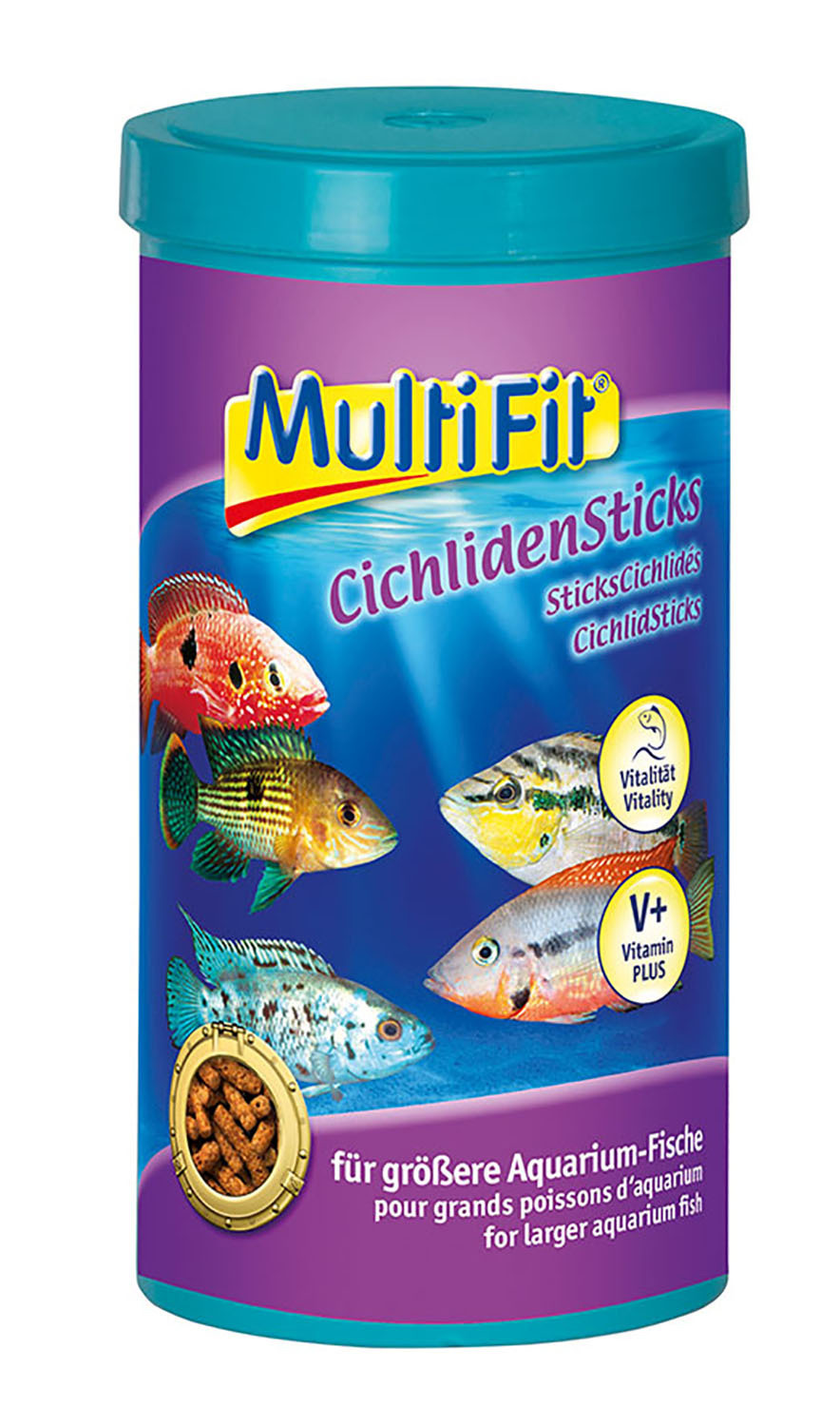 MultiFit Hauptfutter MultiFit CichlidenSticks 1l