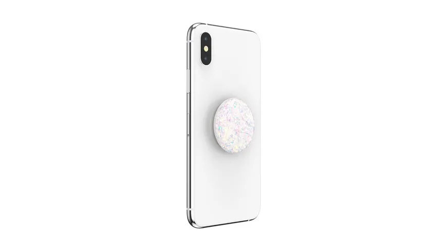 PopGrip - ausziehbarer Handy-Griff Handyhalter -  Iridescent Confetti White