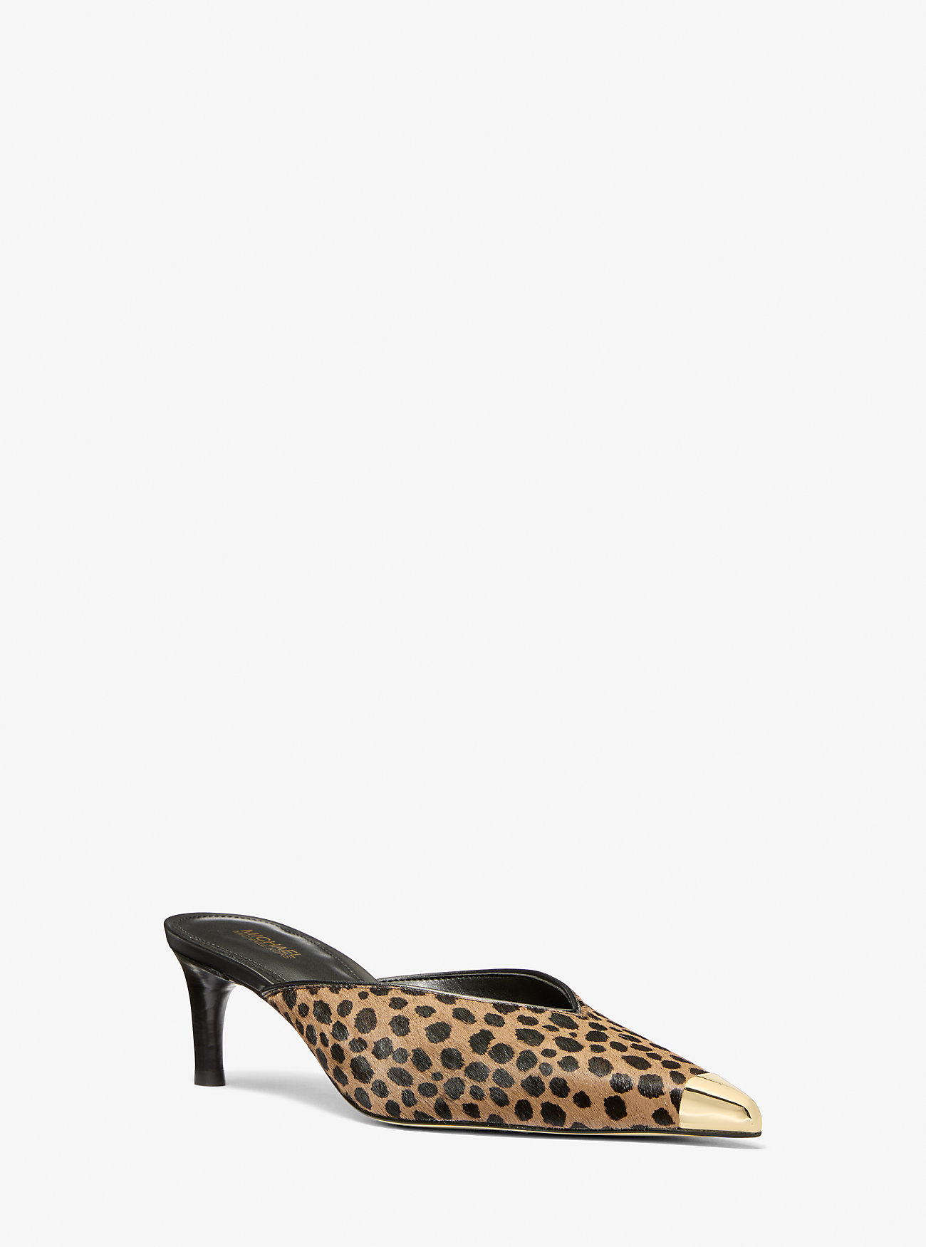 Mule Kasia Cheetah Print in pelle di vitello - HUSK MULTI