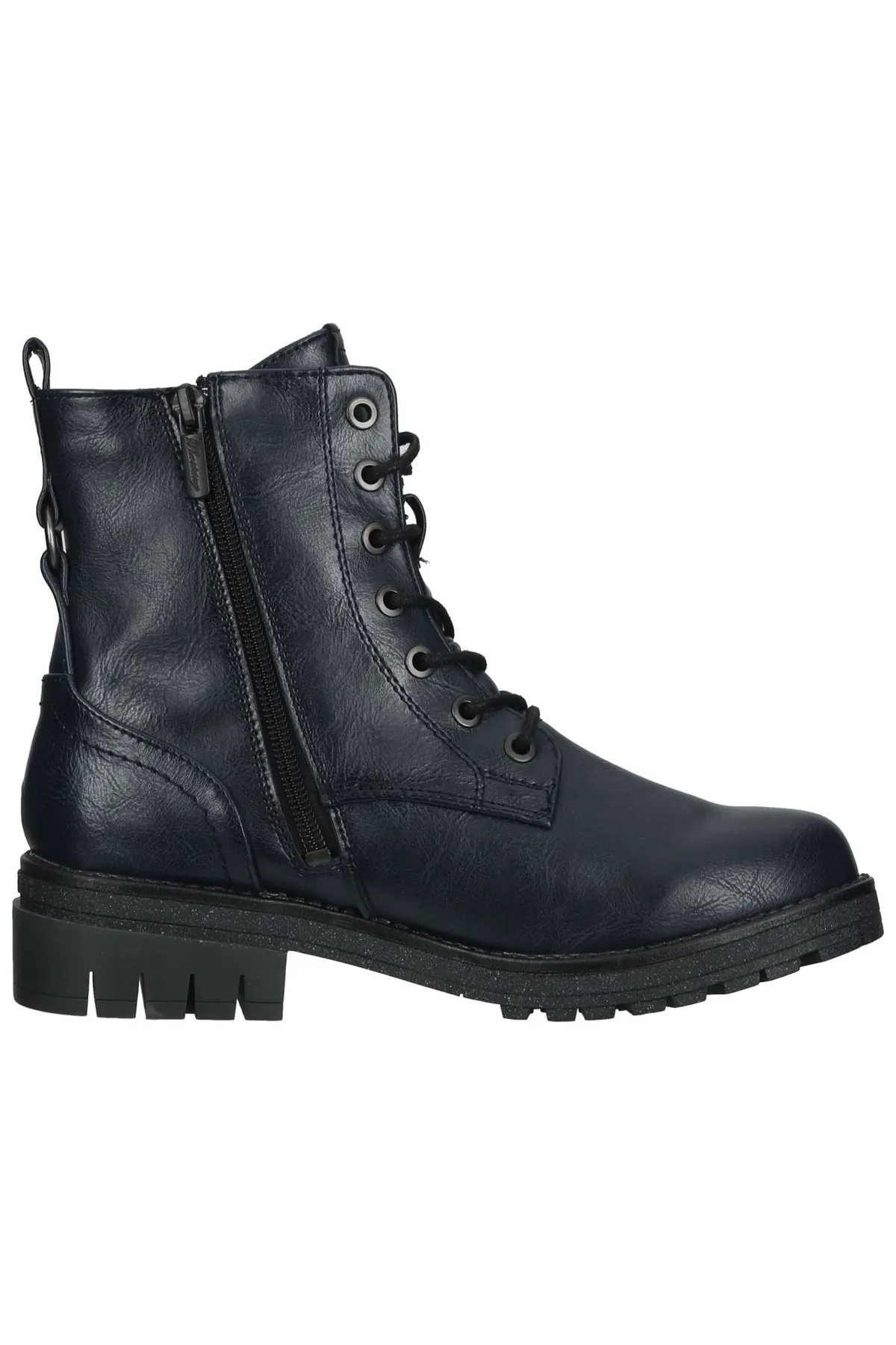 Mustang  Stiefelette - Dunkelblau - Blockabsatz