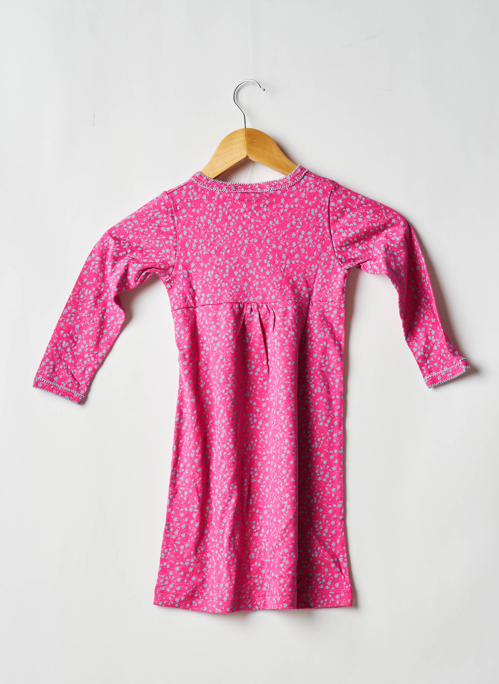 Petit Bateau Robes Mi Longues Fille couleur rose