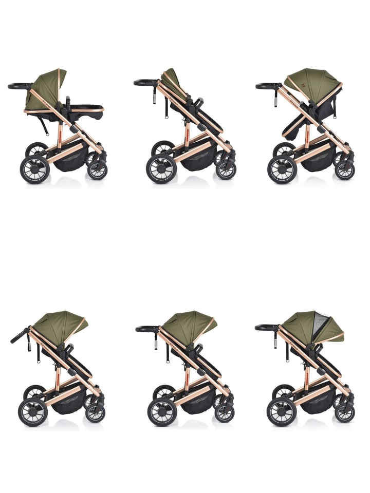 Moni Kombikinderwagen 2 in 1 Thira in grün günstig kaufen onesize