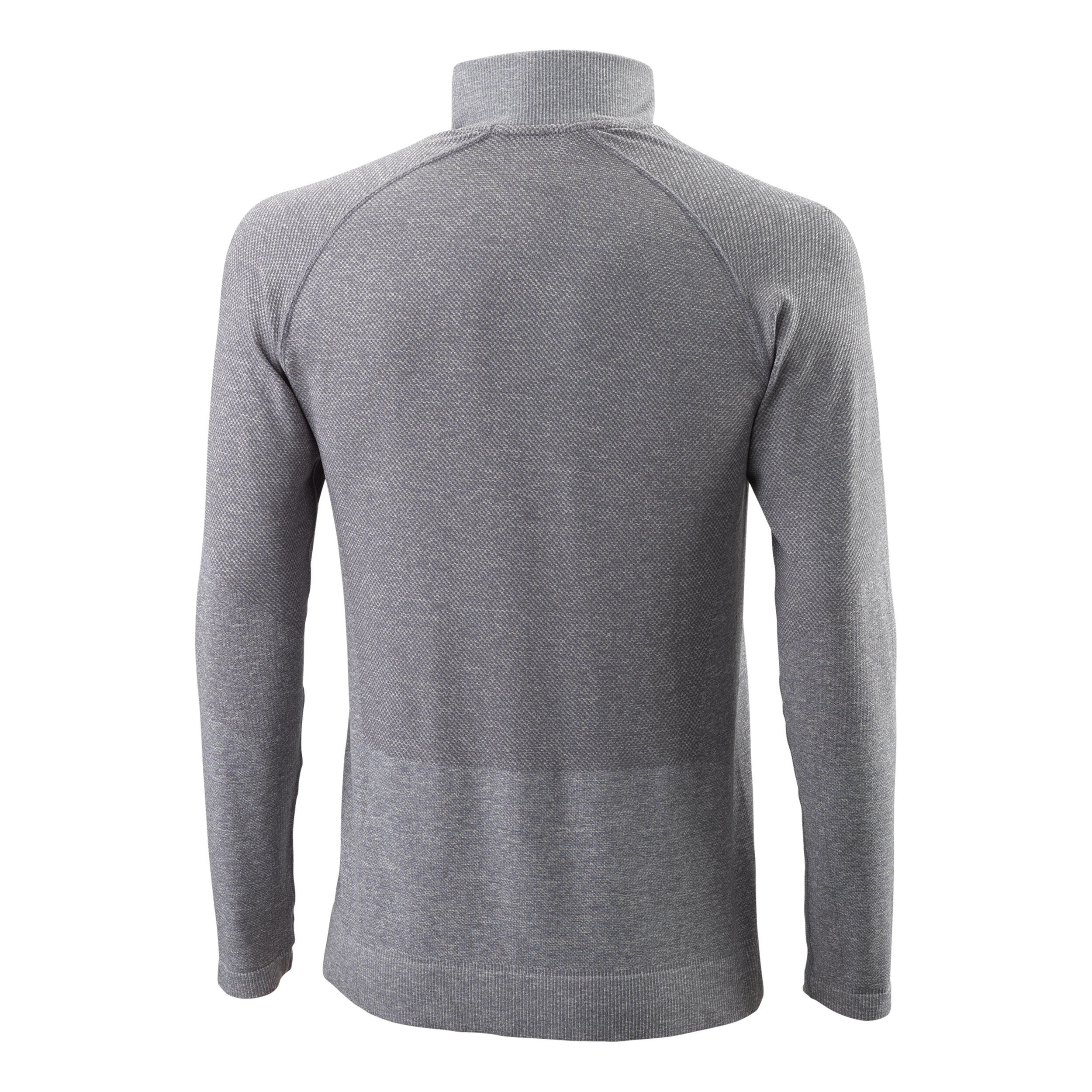 Seamless 1/4 Zip Longsleeve Herren - Grau