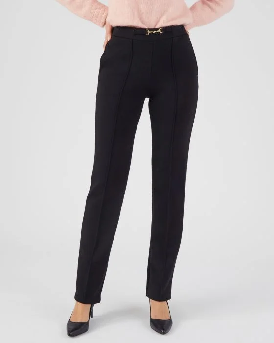 Pantalon droit maille milano chaude Thermolactyl