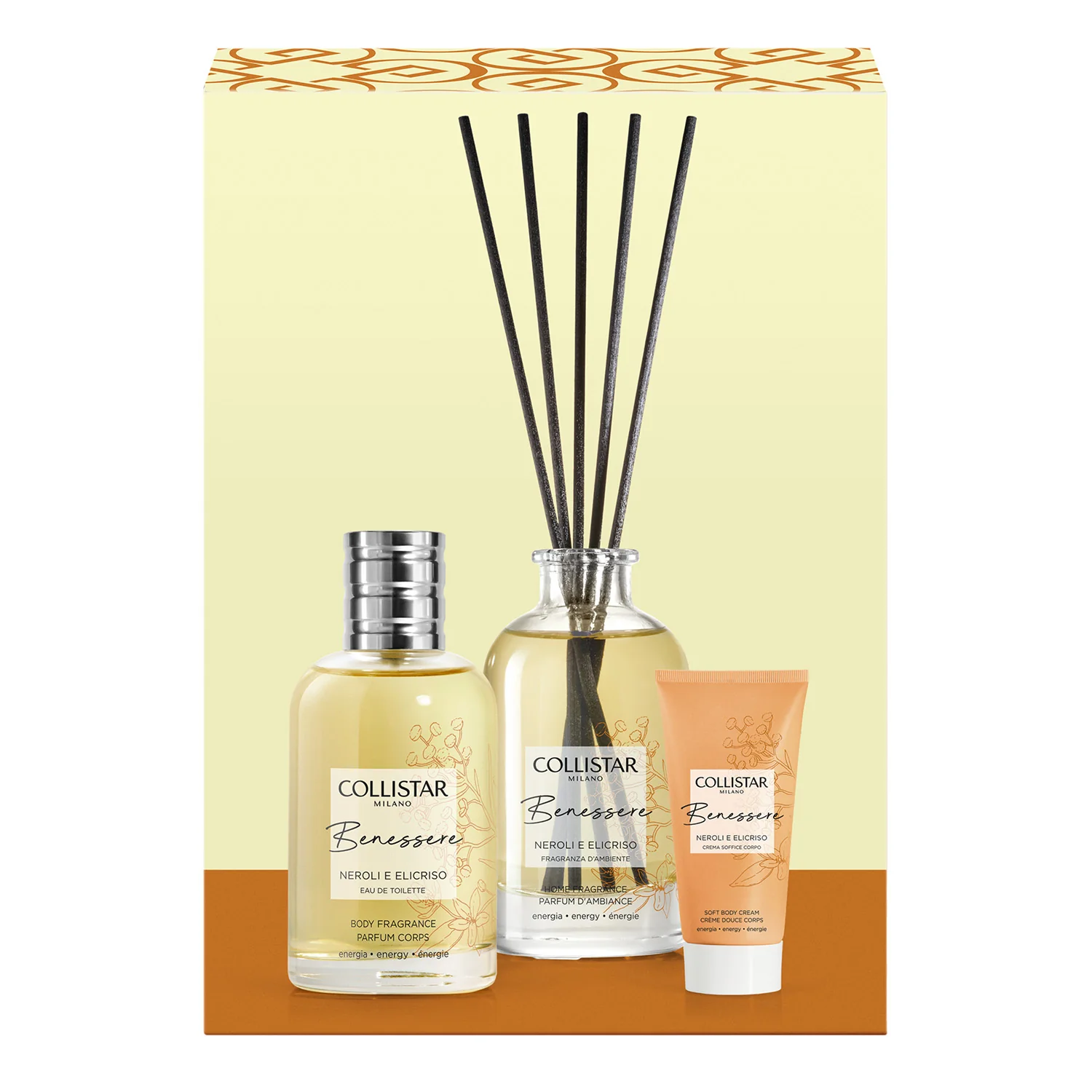 Jólléti szett Neroli és Helichrysum - Testápoló szett, Eau de Toilette, Női parfüm szett