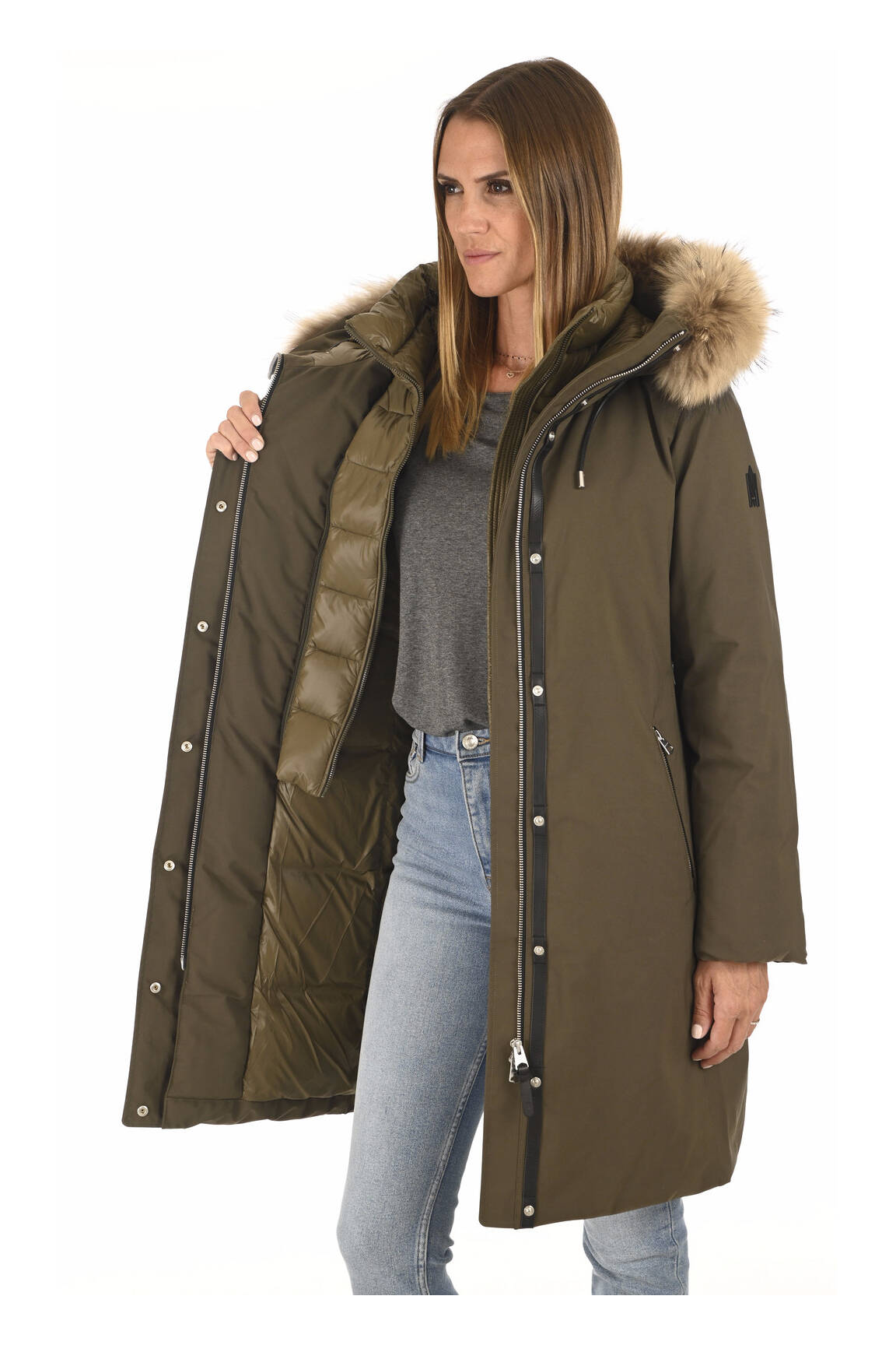 Mackage Parkas Femme couleur vert