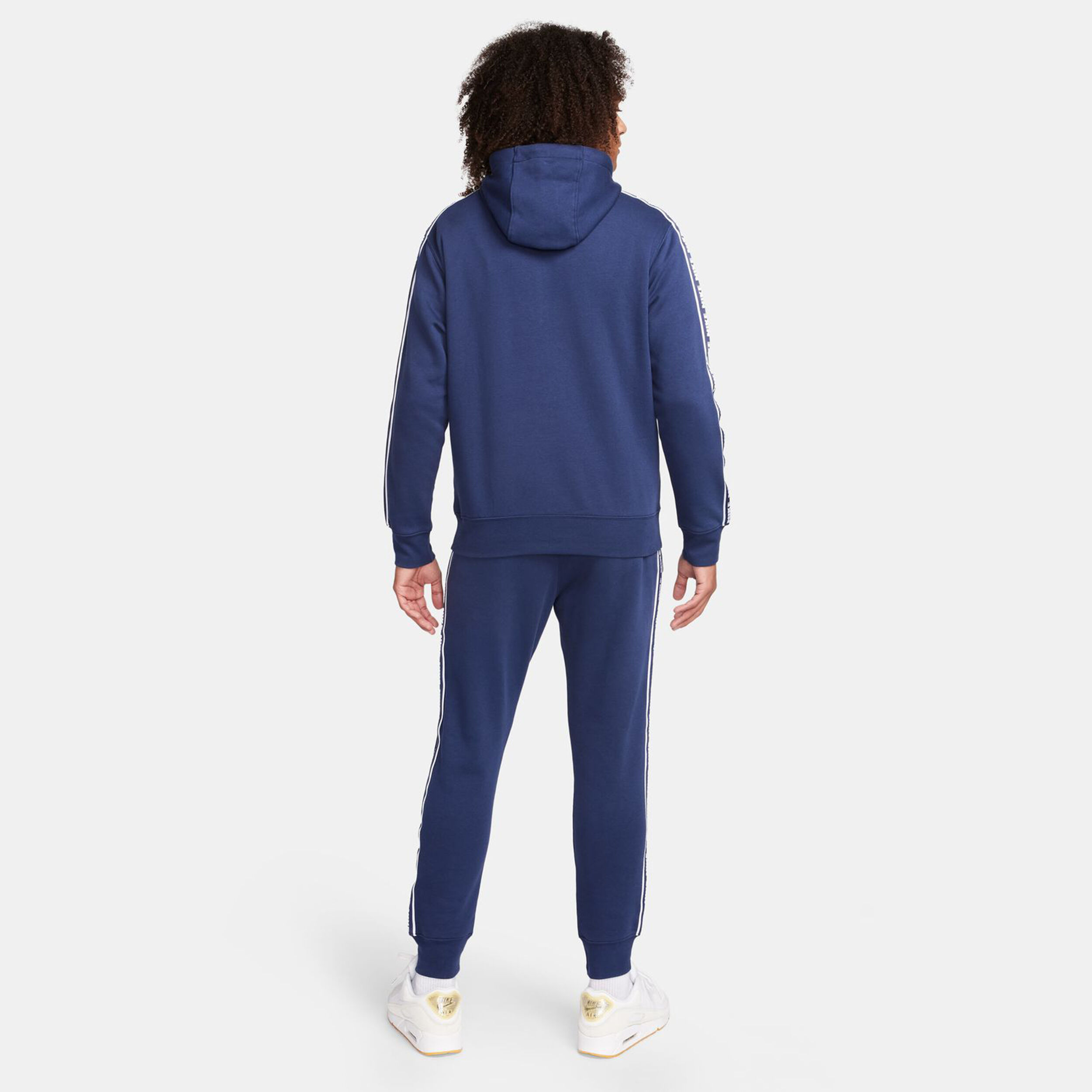 Club Fleece GX Trainingsanzug Herren - Dunkelblau, Weiß