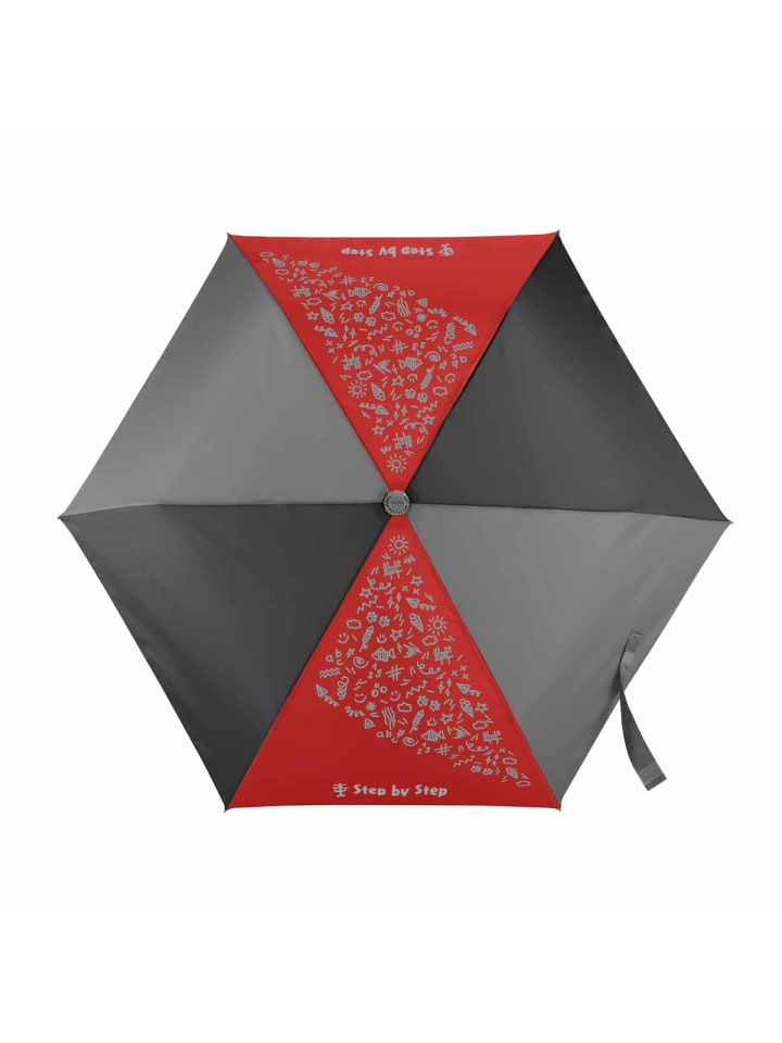 Step by Step Regenschirm Magic Rain EFFECT Petrol in Rot günstig kaufen onesize