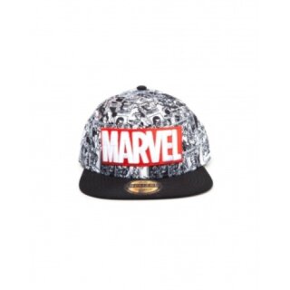 Marvel - Classic Red and White Logo Snapback