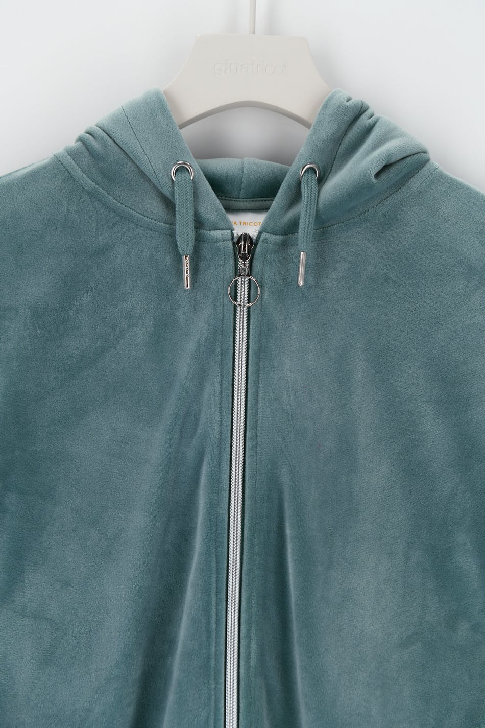 Y velour zip hoodie