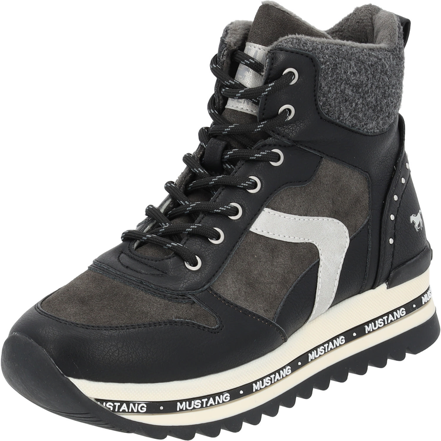 Mustang 1364505, Stiefeletten, Damen, Schwarz