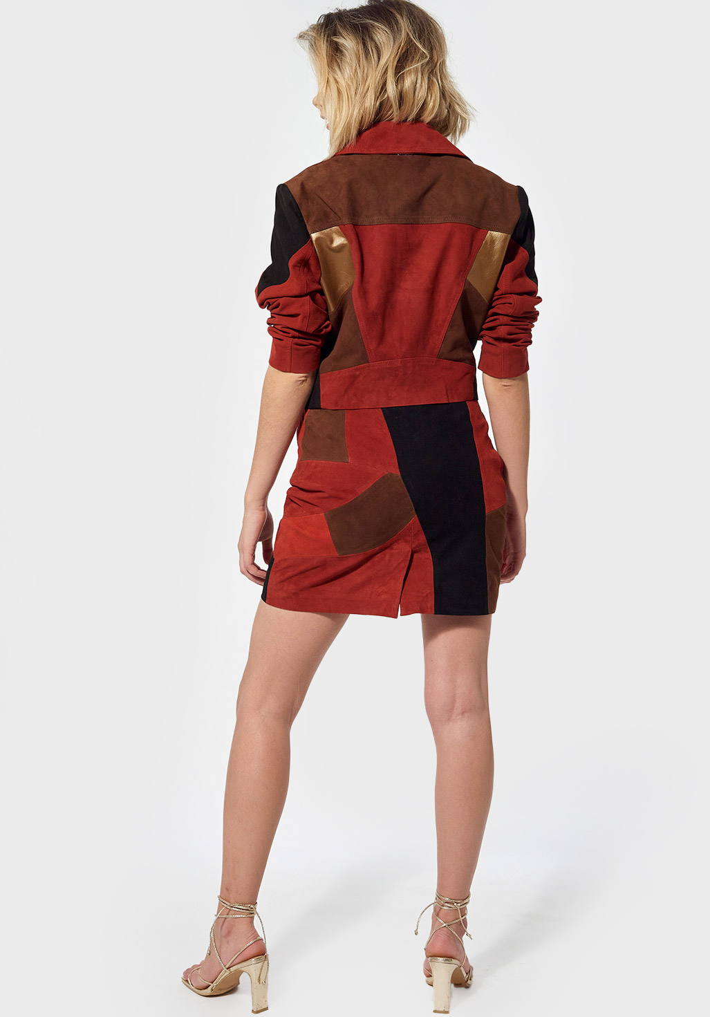 TOYA  Veste régular Femme en cuir
