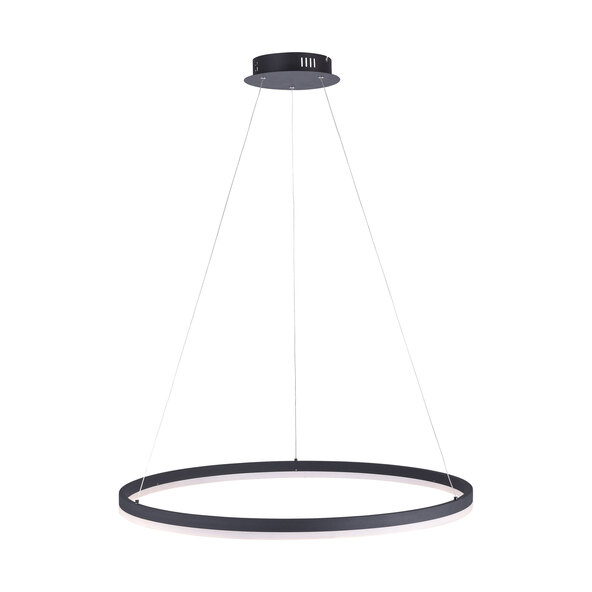 LED-Pendelleuchte Titus, Ø 80 cm, anthrazit