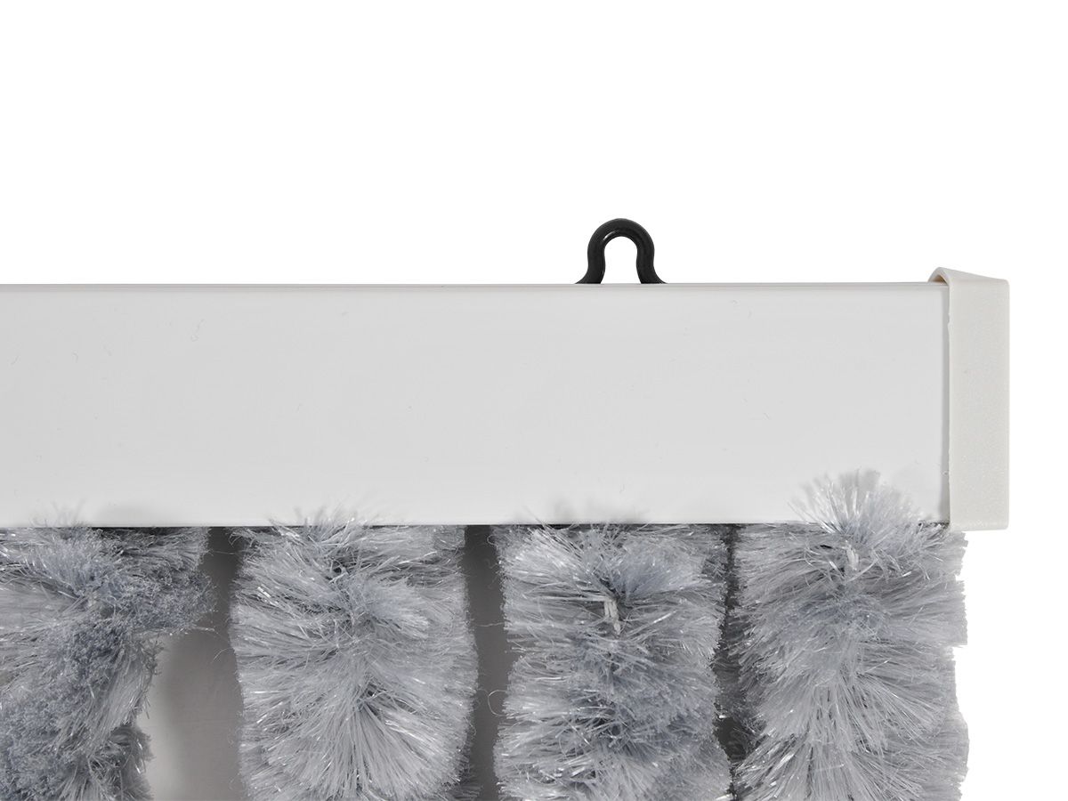 Obelink grau 185 x 56 Flauschvorhang