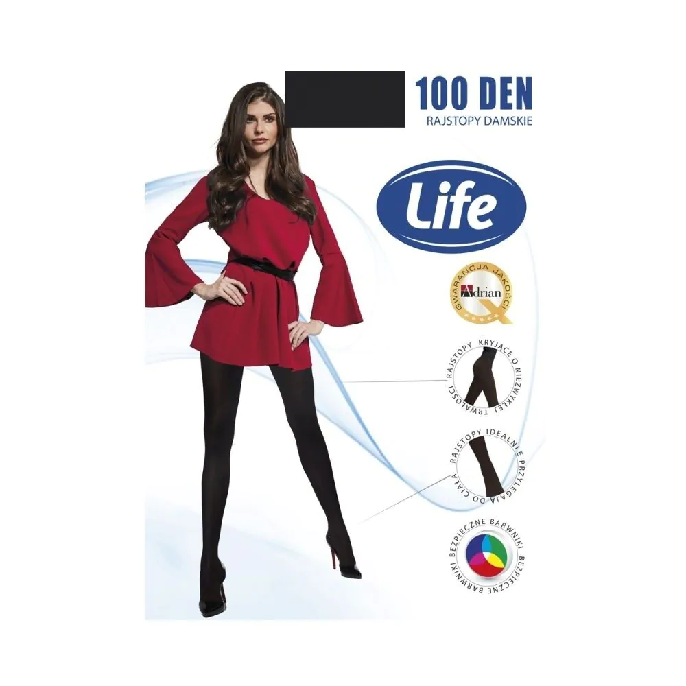 Микрофибер хулахопке Life 100 Denier Nero величина 3