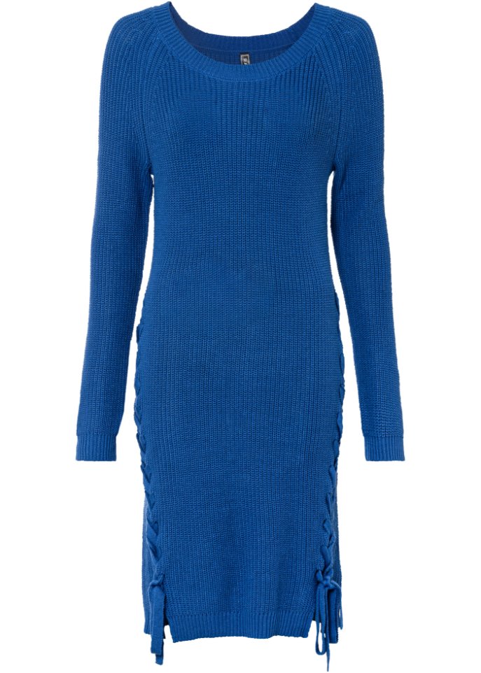 Strickkleid mit Schnürung