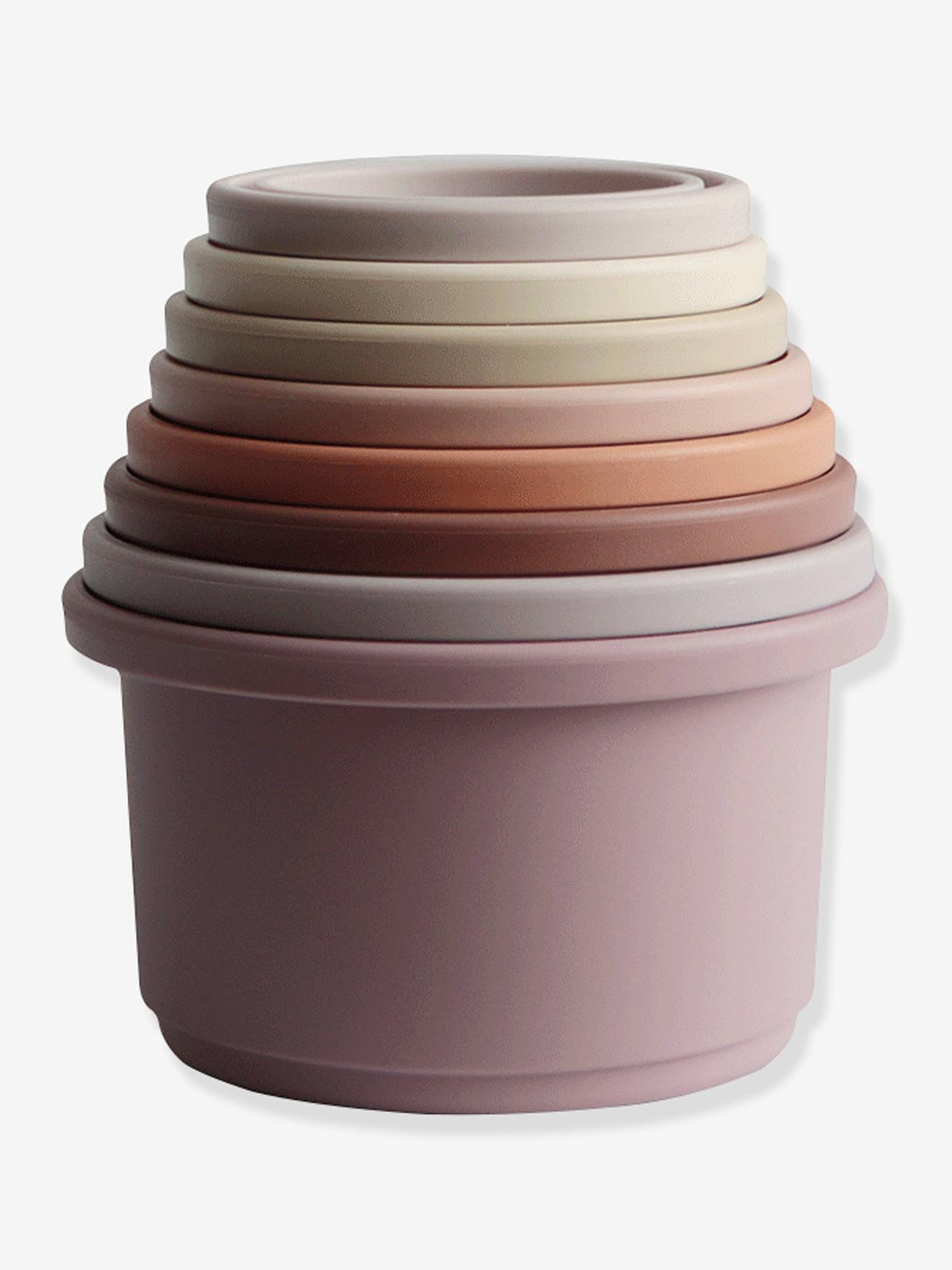 Mushie Baby Stapelturm MUSHIE, Becher - rosa