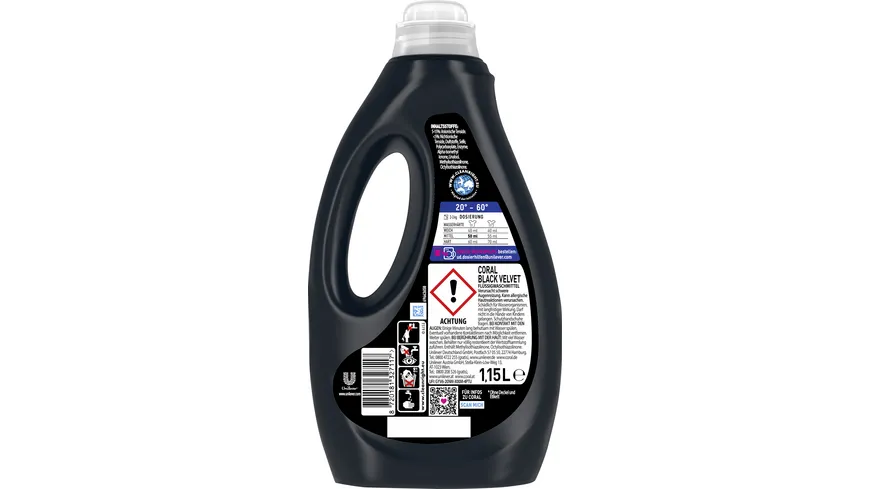 Coral Flüssigwaschmittel Black Velvet 23WL 1.15 l