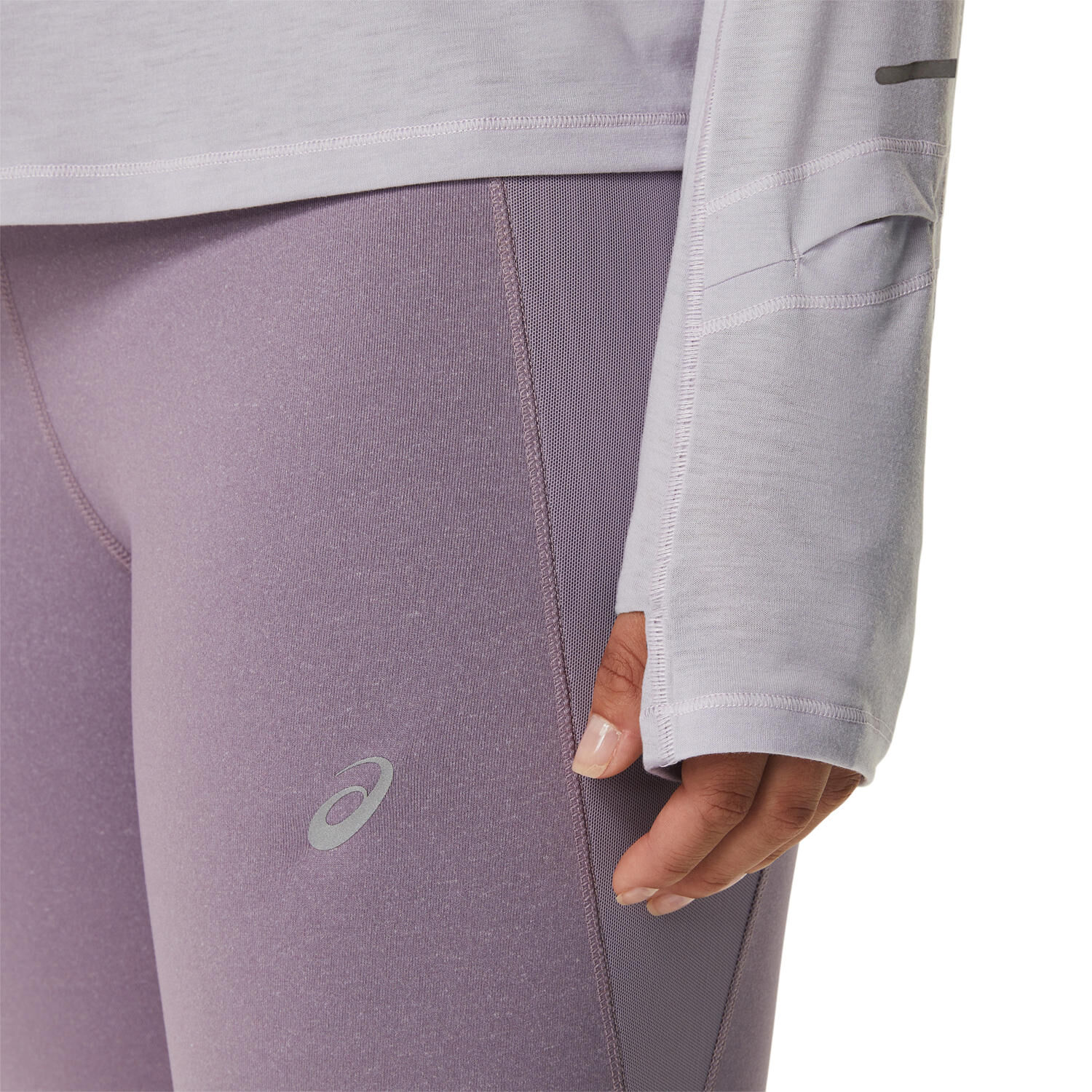 Metarun Half-Zip Lauftop Damen - Flieder, Lila