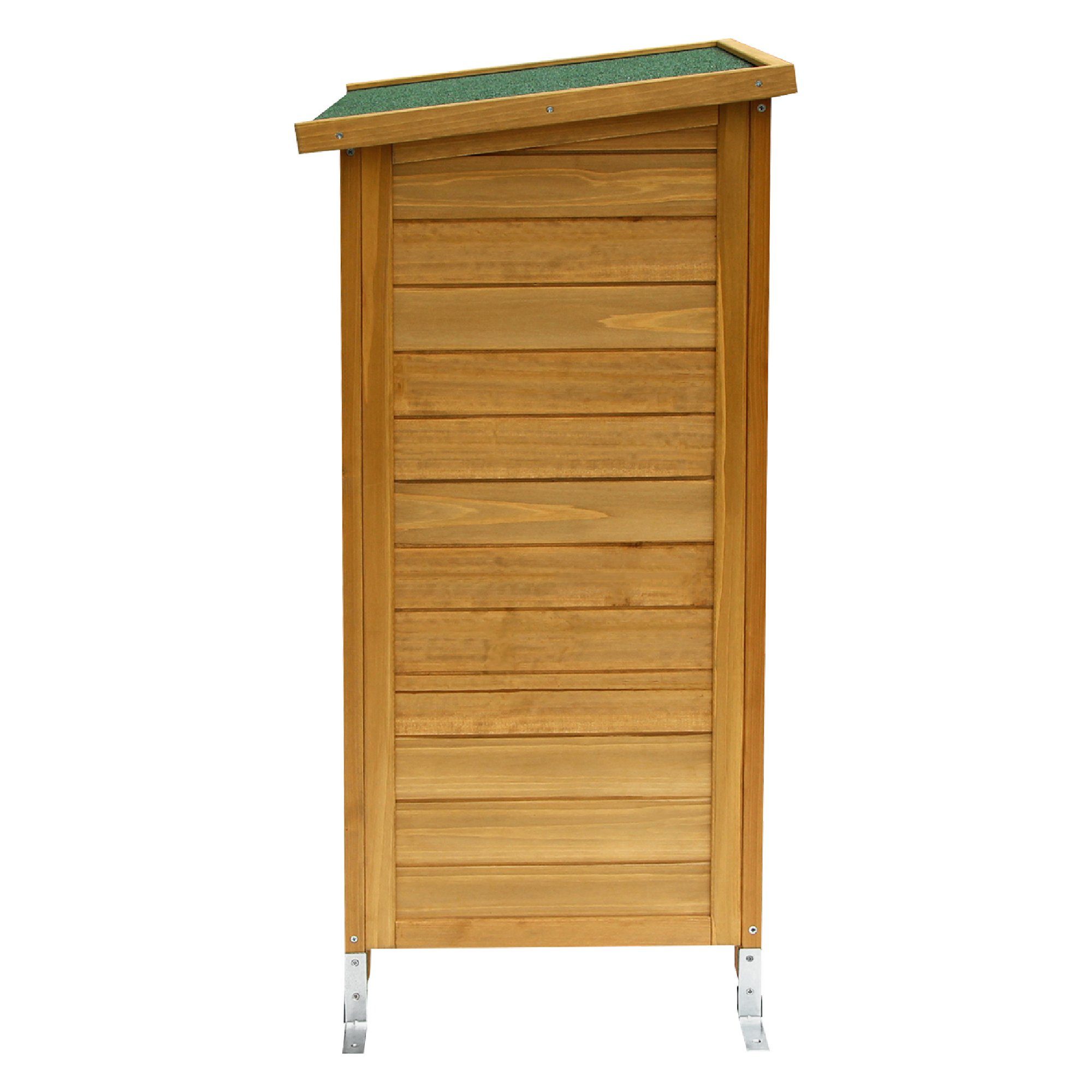 MCombo Gartenbox MCombo Gartenschrank Geräteschuppen Werkzeugschrank 0690/0870/1280, Outdoor-Schrank Gartenbox, aus Holz
