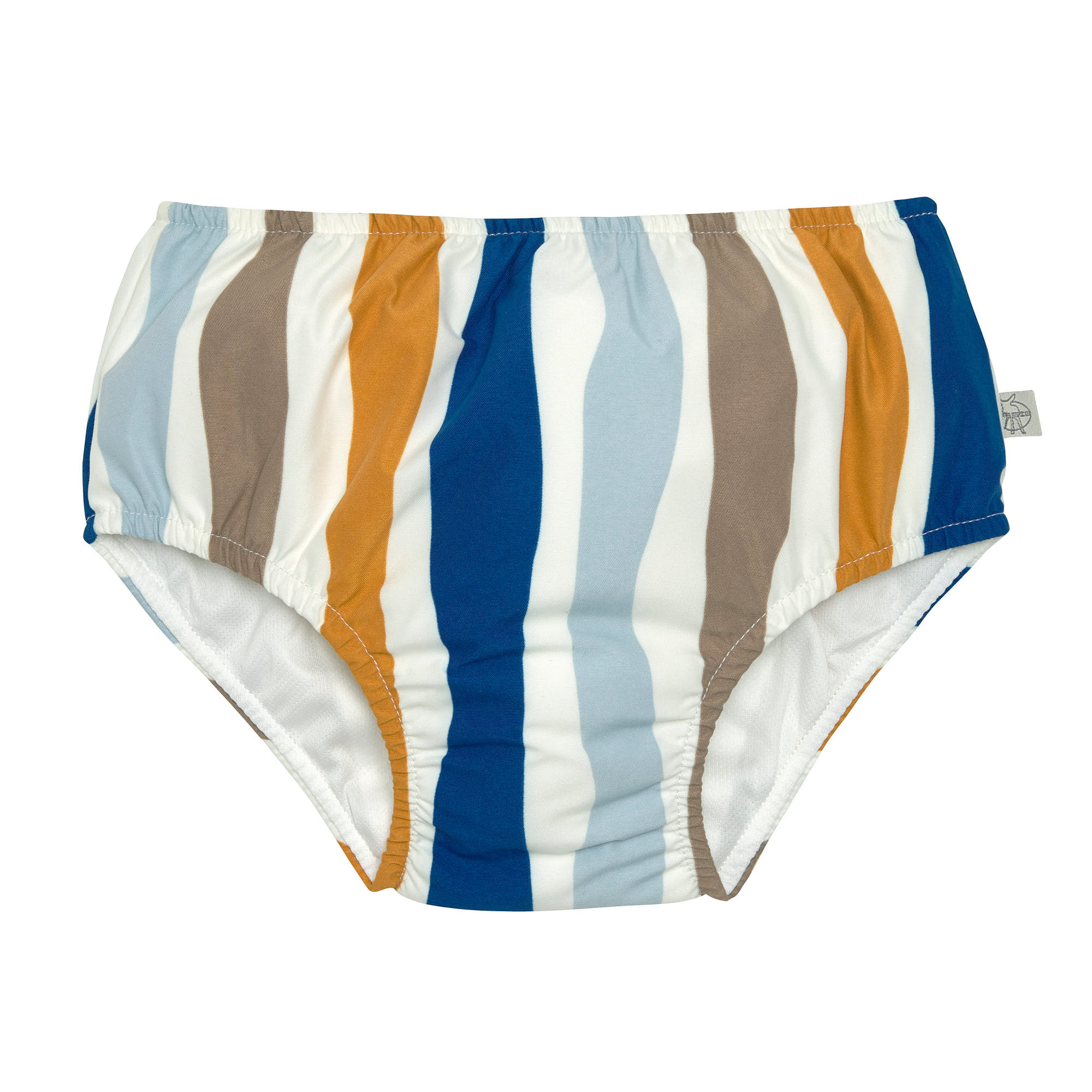 Schwimmwindel Baby - Wellen, Blau Weiß