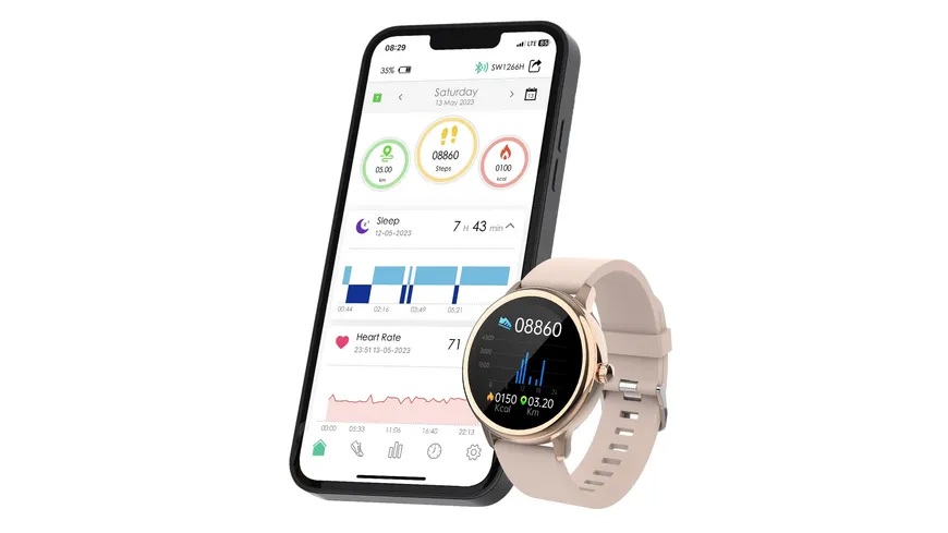 Müller Smartwatch mit Telefonfunktion MU-SWC-16C