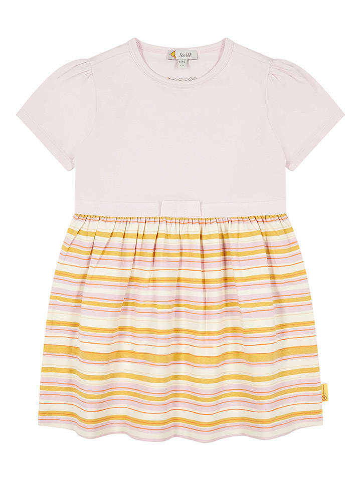 Steiff Kleid in Rosa/ Gelb/ Orange günstig kaufen