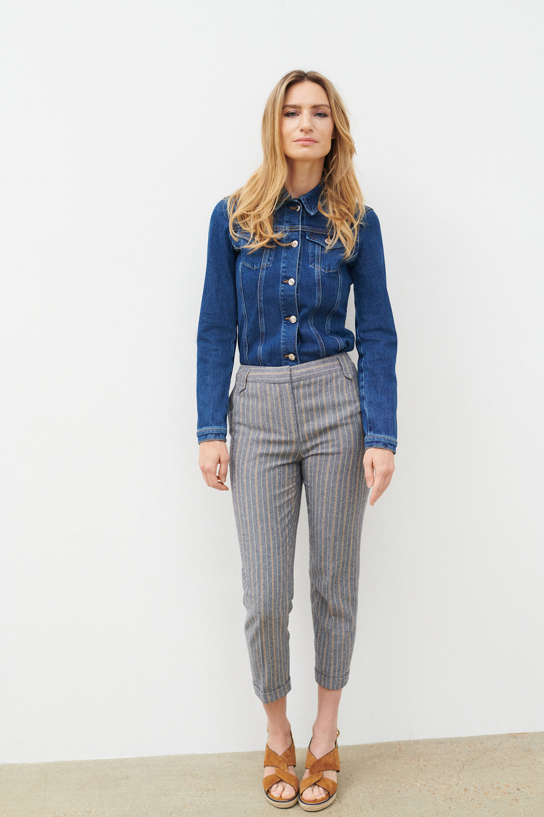 pantalon danny bleu marine femme