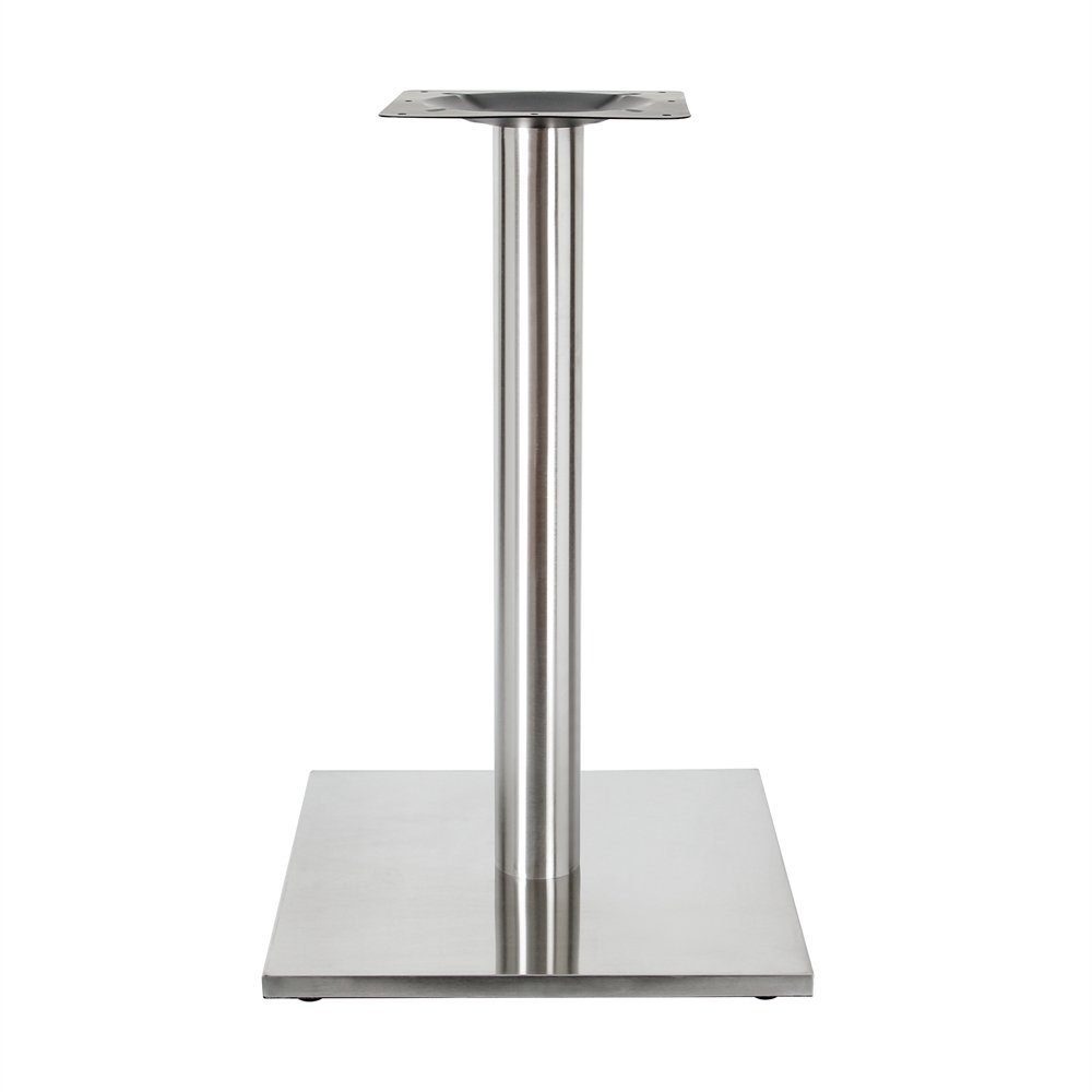 Melko Möbelfuß Tischbeine Tischuntergestell Unterstellfuß aus Edelstahl 72CM Schreibtischbein Tischgestell Tischkufe Tischkufe Tischfüße Boxenständer, (Stück), Robust