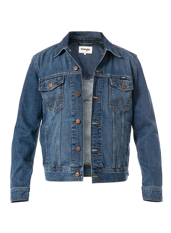 Wrangler, Jeansjacke, Baumwolle, blau