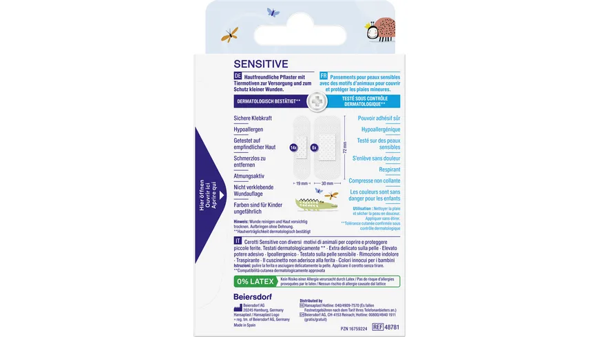 Hansaplast Kinder Sensitive