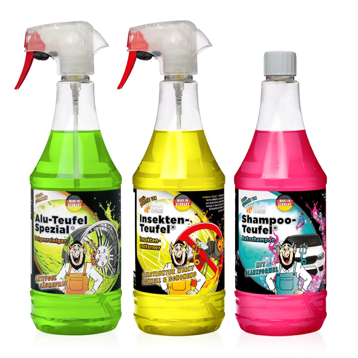 TUGA Chemie Alu-Teufel Spezial Insektenentferner Shampoo Set 3L