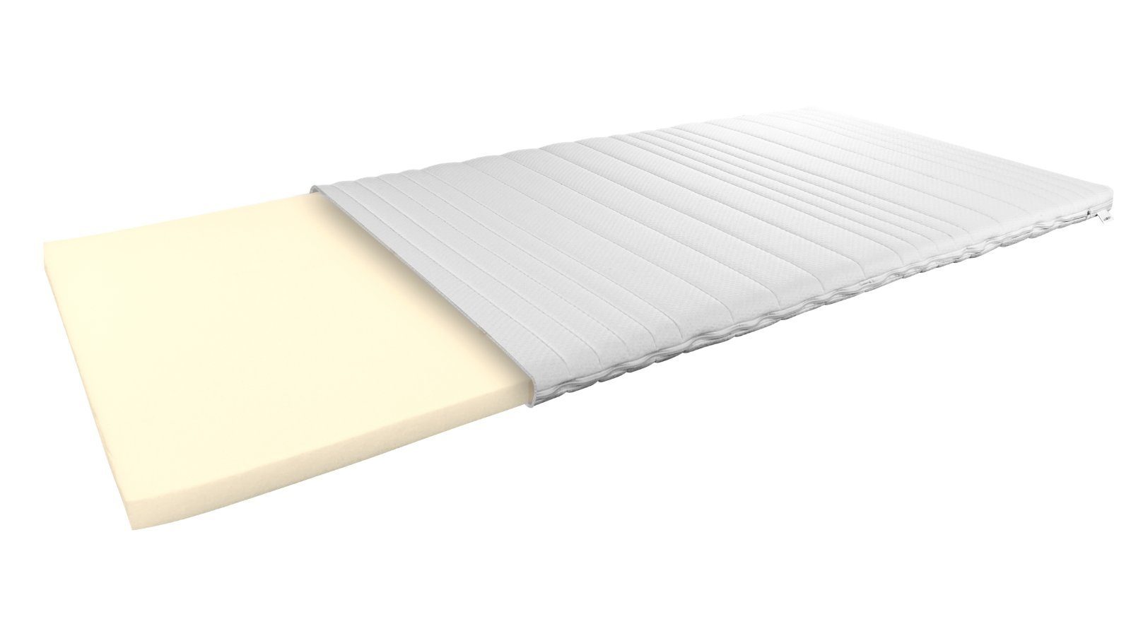 Topper Basic Visco-Topper, AM Qualitätsmatratzen, 6 cm hoch, Viscoschaum, 80x200 cm