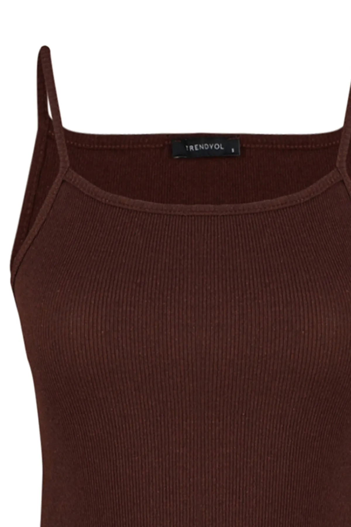 Trendyol Collection  Unterhemd - Braun - Slim Fit