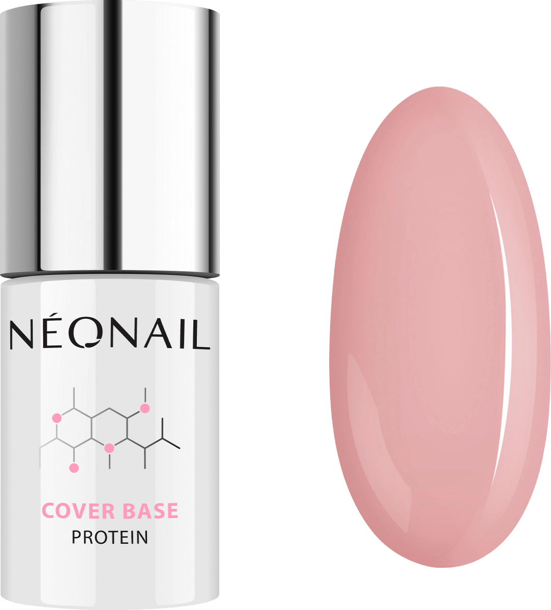 UV Nagellack Cover Base Protein Natural Nude, 7,2 ml