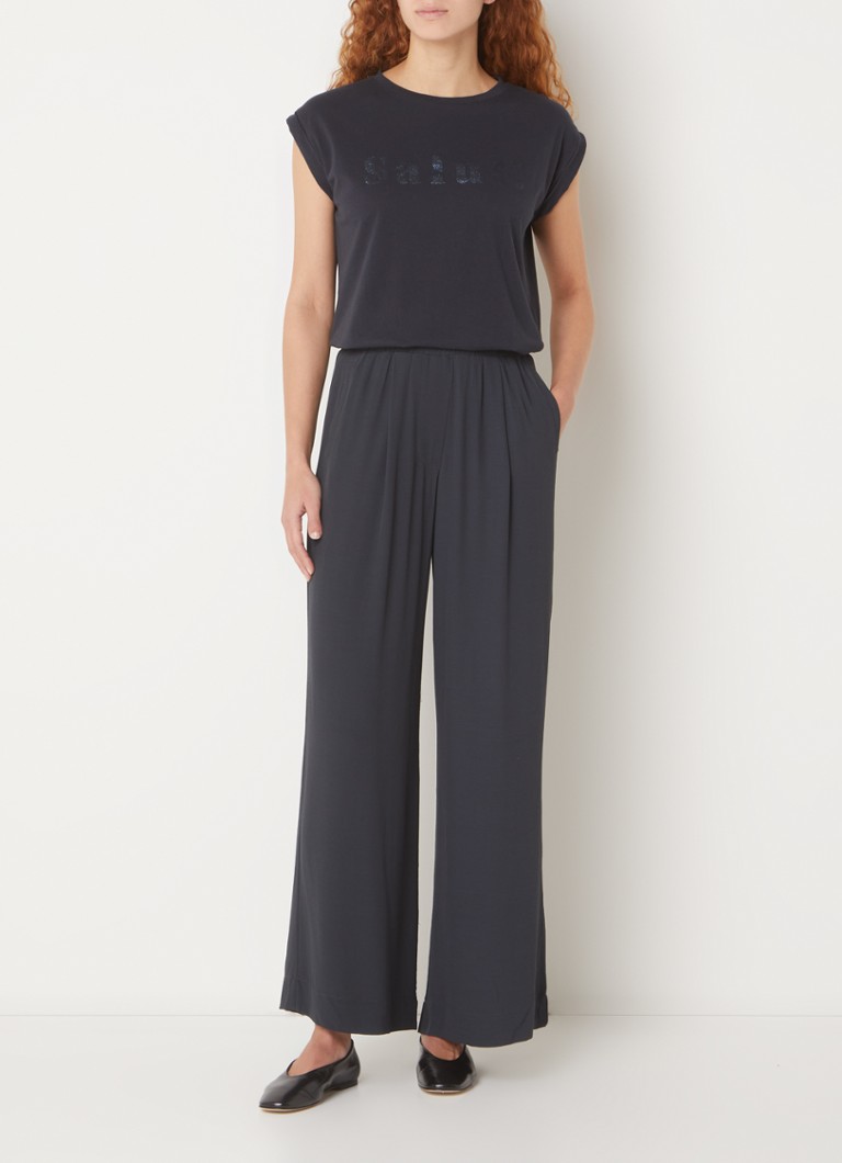 Top Thelma confecționat din bumbac organic cu lurex.
