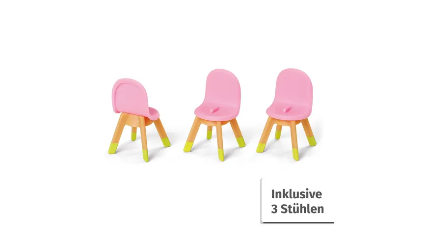 BABY born Minis - Playset Happy Birthday, 7 cm große Puppe Lea mit Tisch, Kuchen, Torte und Stühlen