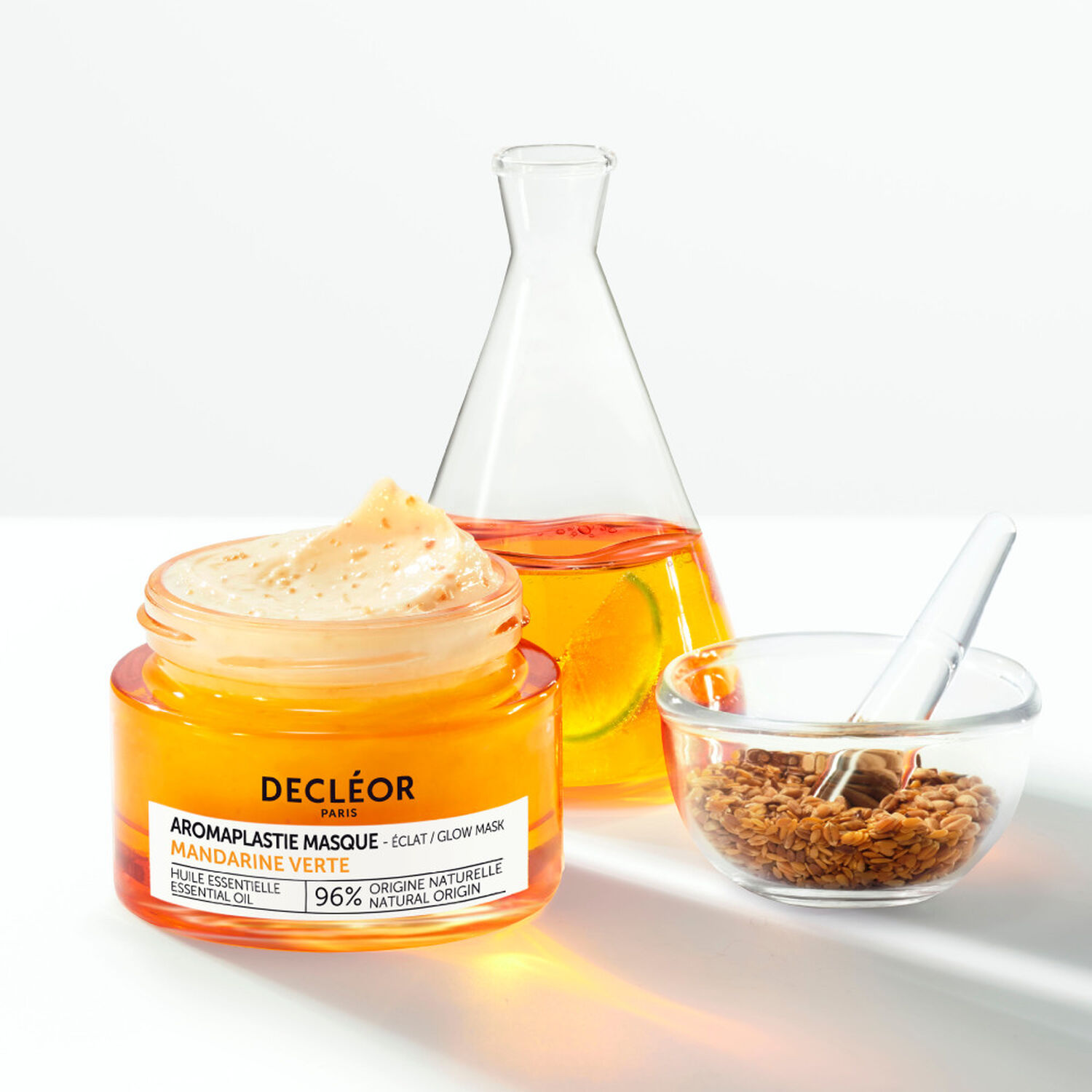 Decléor Aromaplastie Mandarine Verte Masque visage éclat peaux ternes et fatiguées 50 ml