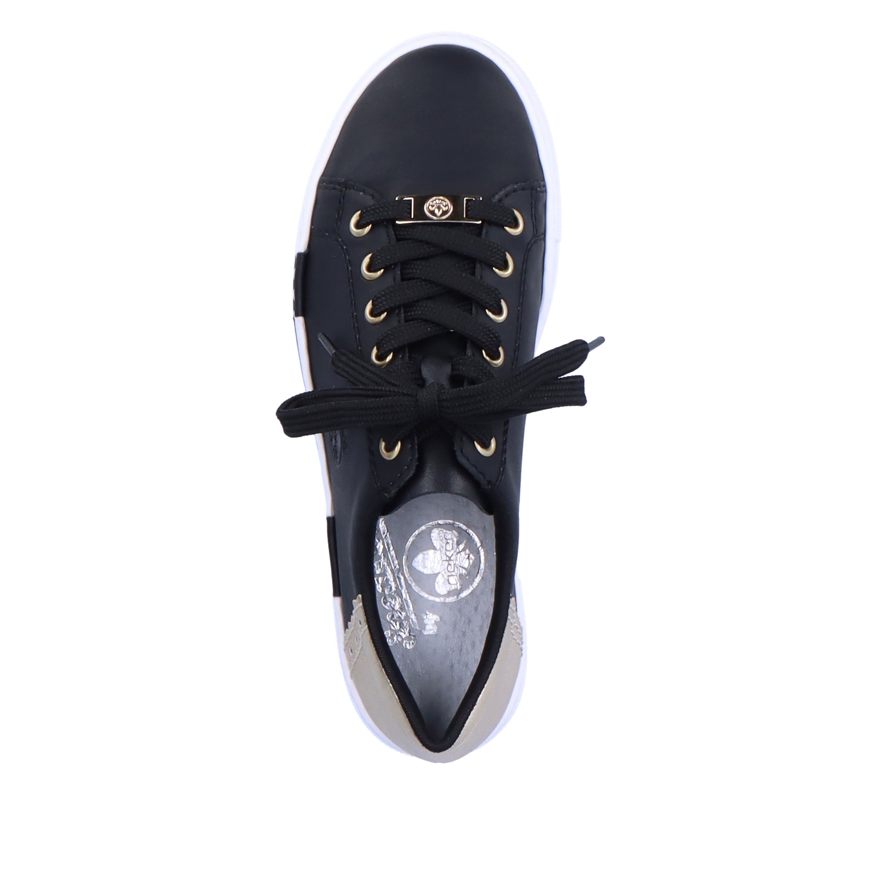 Rieker Damen Sneaker Low graphitschwarz