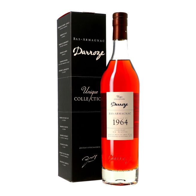 Armagnac  Bas-Armagnac Domaine de Gaube  Darroze 1964 0,7 ALC 43,8