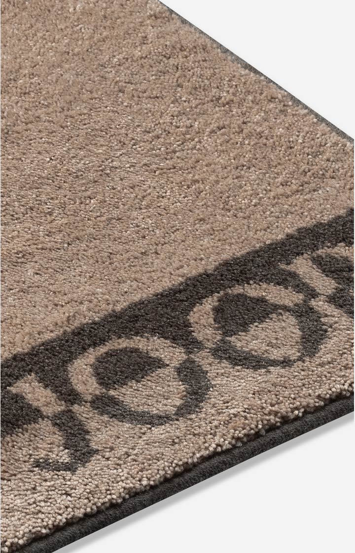 Badteppich JOOP! LOGO STRIPES in Sand, 60 x 90 cm