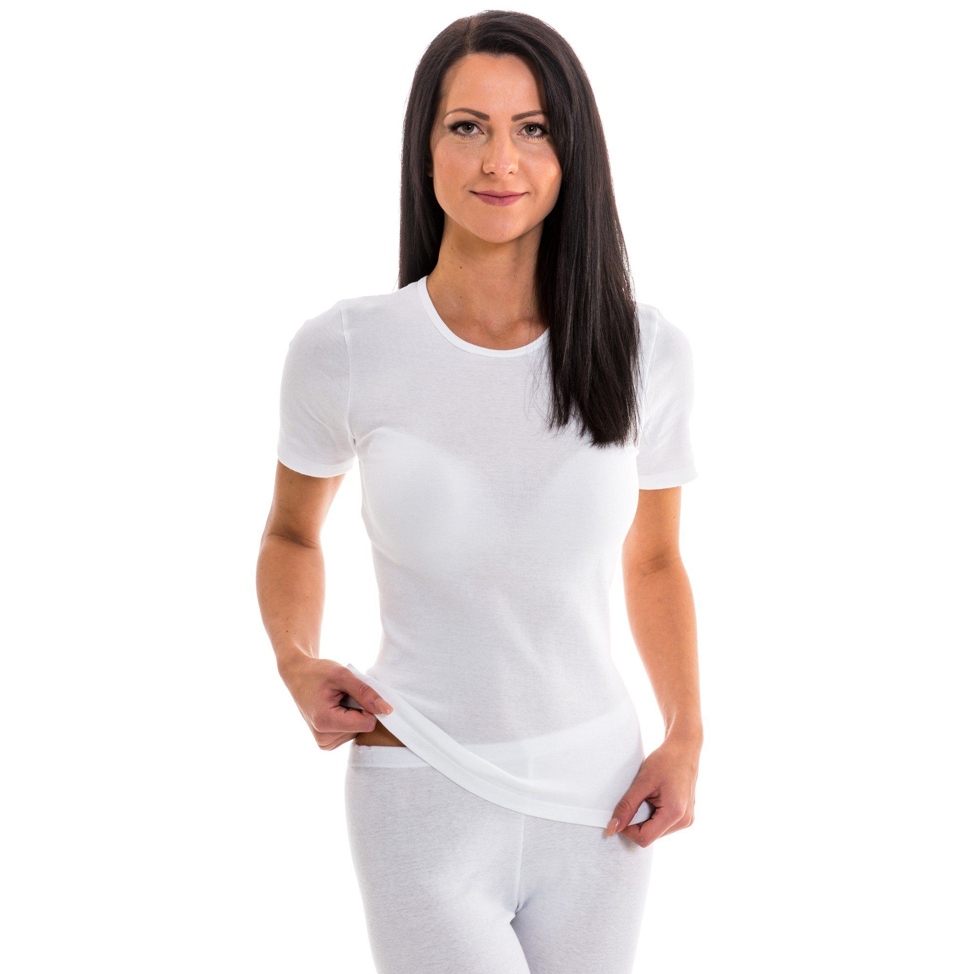 HERMKO Funktionsunterhemd 61800 Damen kurzarm Funktionsshirt